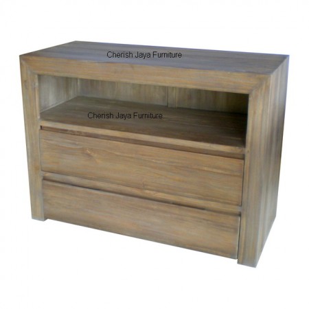 SJCD 002 Modern Chest 2 Drawers H=80 x W=110 x D=50 cm